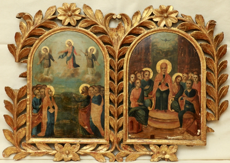 Înălţarea Domnului şi Coborîrea Sf. Duh (parte componentă a iconostasului)