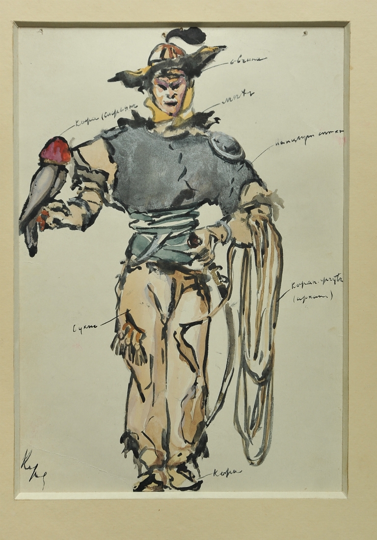 Schiţă de costum teatral