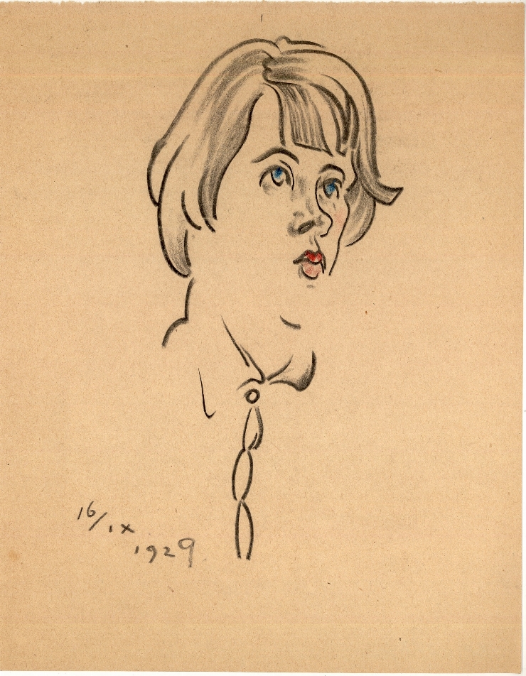 Schiţă (Portret de femeie)