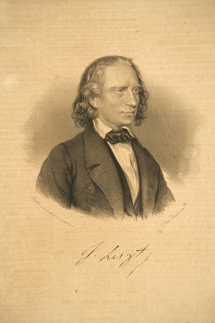 Portretul compozitorului Ferenc Liszt