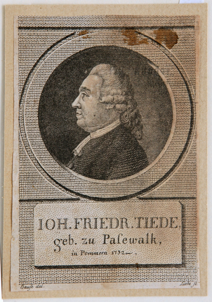 Portretul lui Johann Friedrich Tiede