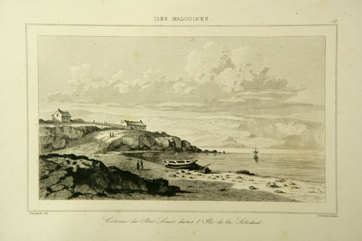 Colonia din Portul Louis de pe insula Soledad