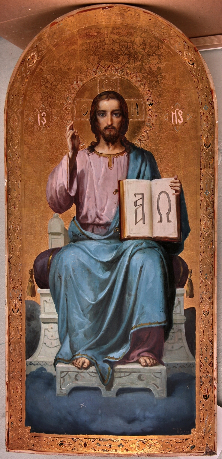 Iisus Hristos pe tron