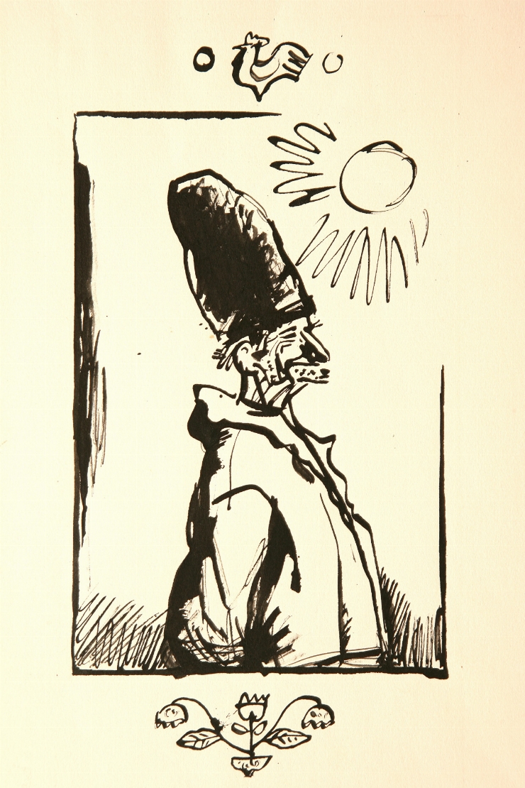 Moşneagul triumfător. Ilustraţie la 