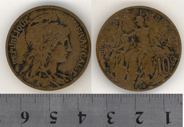 Monedă cu valoare nominală de 10 centime