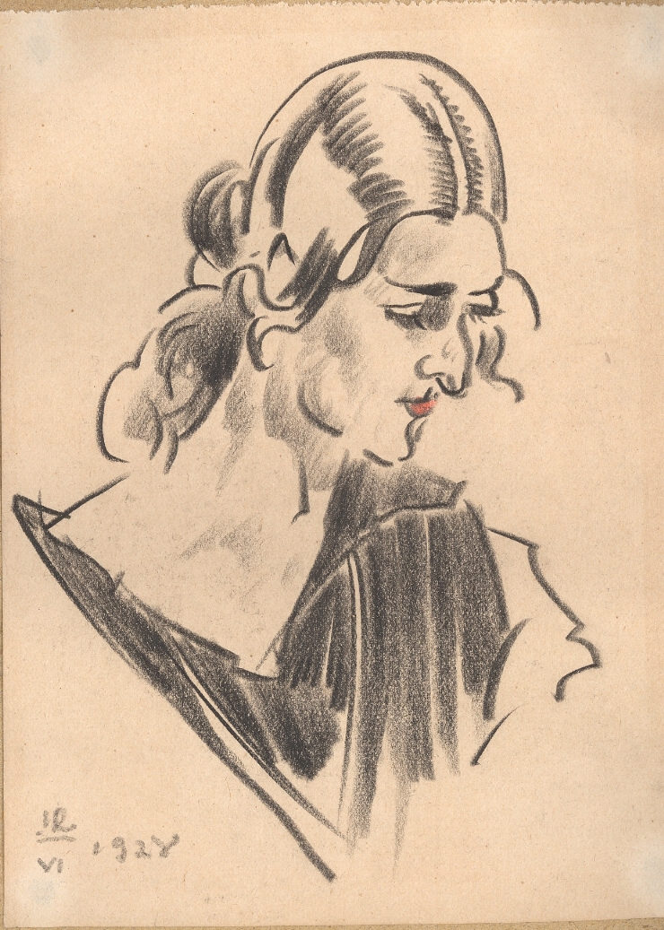 Schiţă (Portret de doamnă)