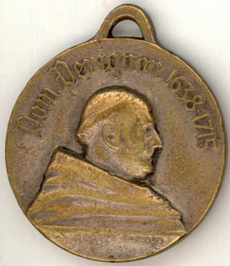 Medalie comemorativă cu portretul lui Dom Perignon, 1743