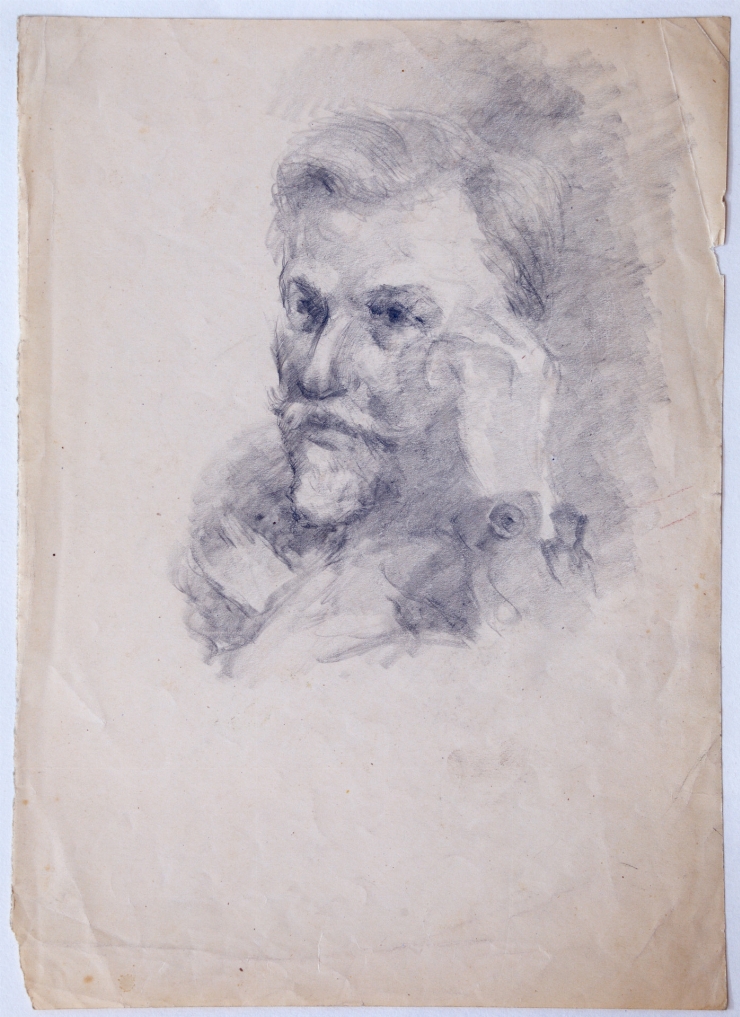 Portret de bărbat (crochiu)