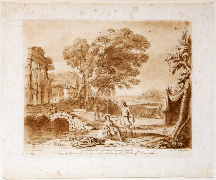 Peisaj cu ruine antice