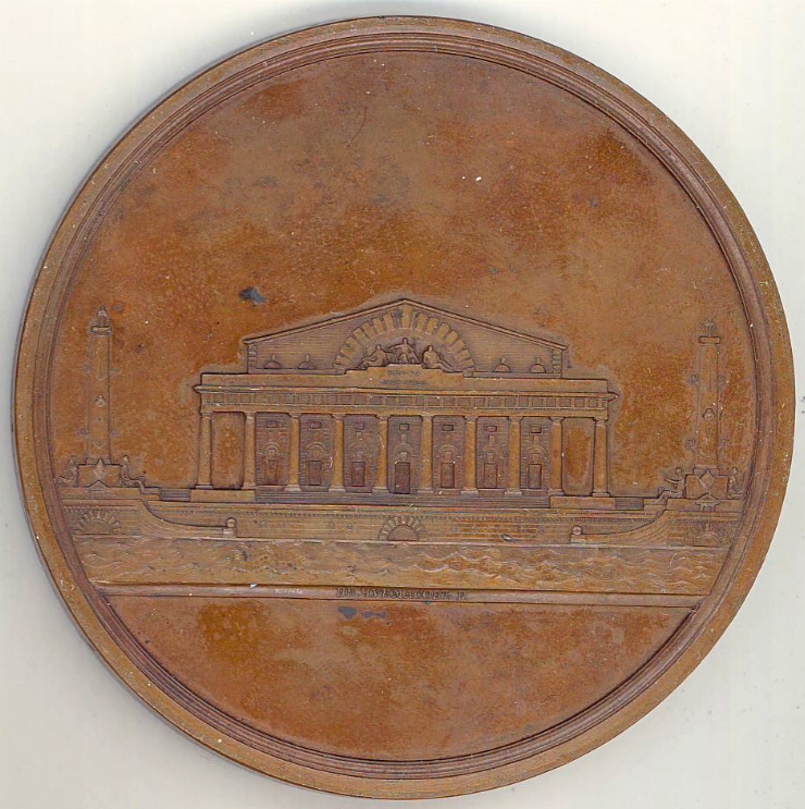 Medalie ”Bursa negustorilor din Sankt Petersburg”, 1859