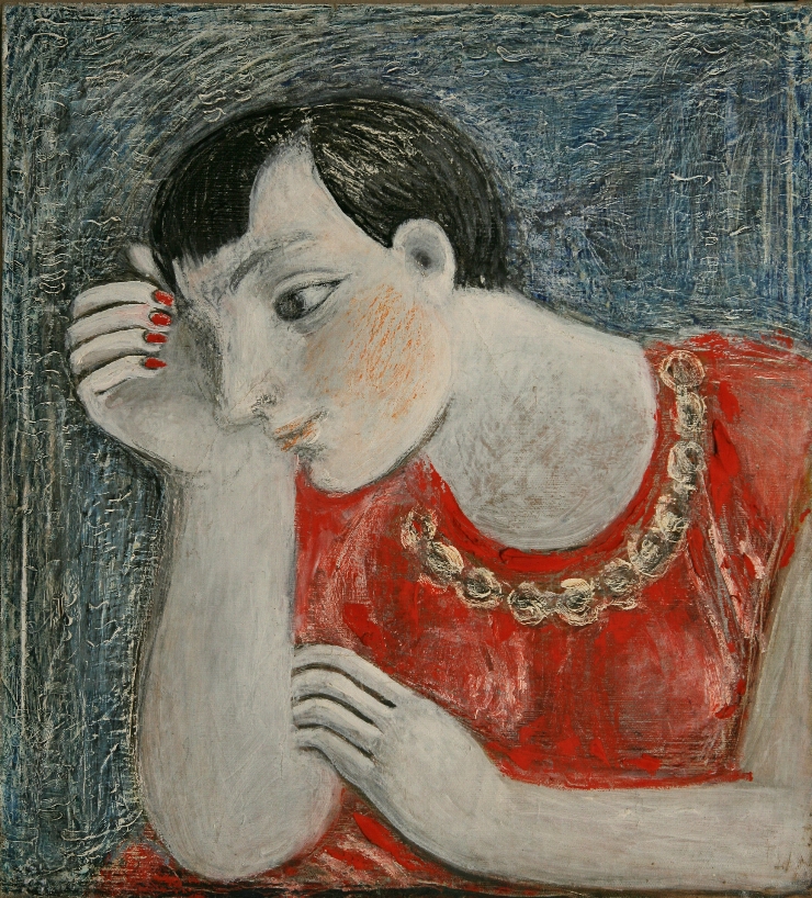 Portret de fată în profil