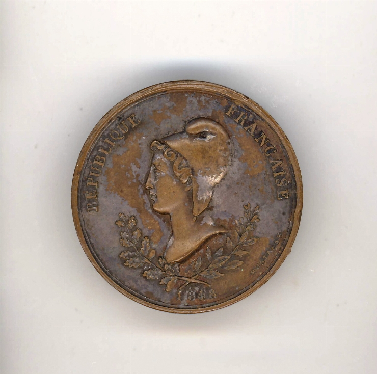 Medalie dedicată creării Ministerului Muncii, 1848