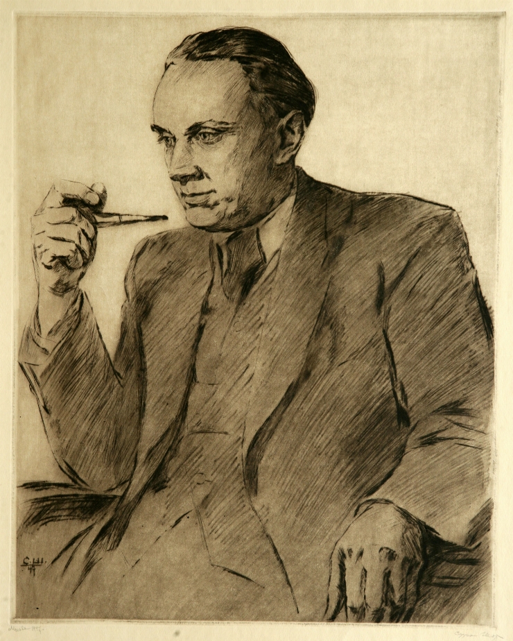 Portretul lui Konstantin Fedin, scriitor