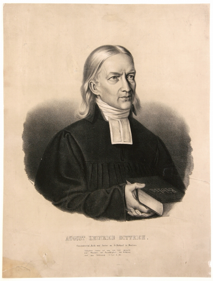 Portretul pastorului August Heinrich Dittrich