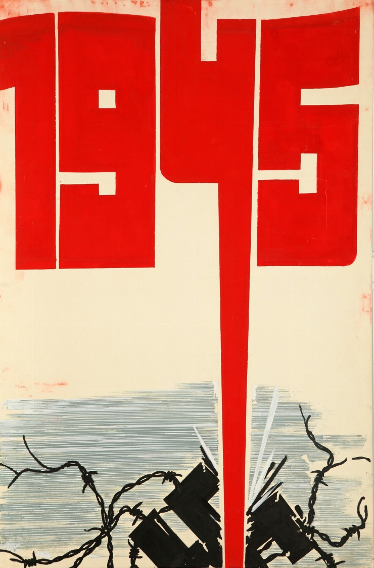 1945. Placardă
