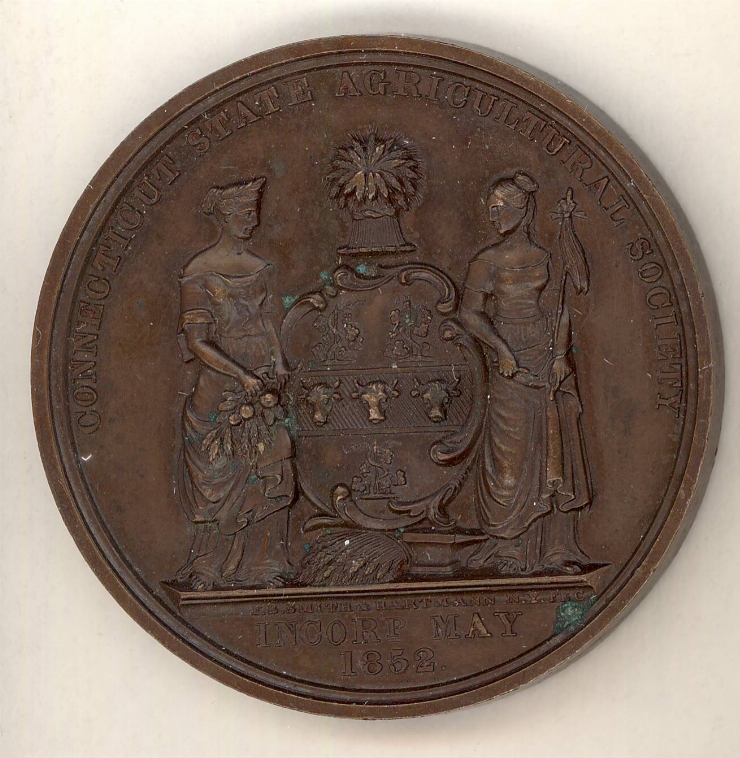 Medalia Asociației agricole din statul Connecticut, 1852