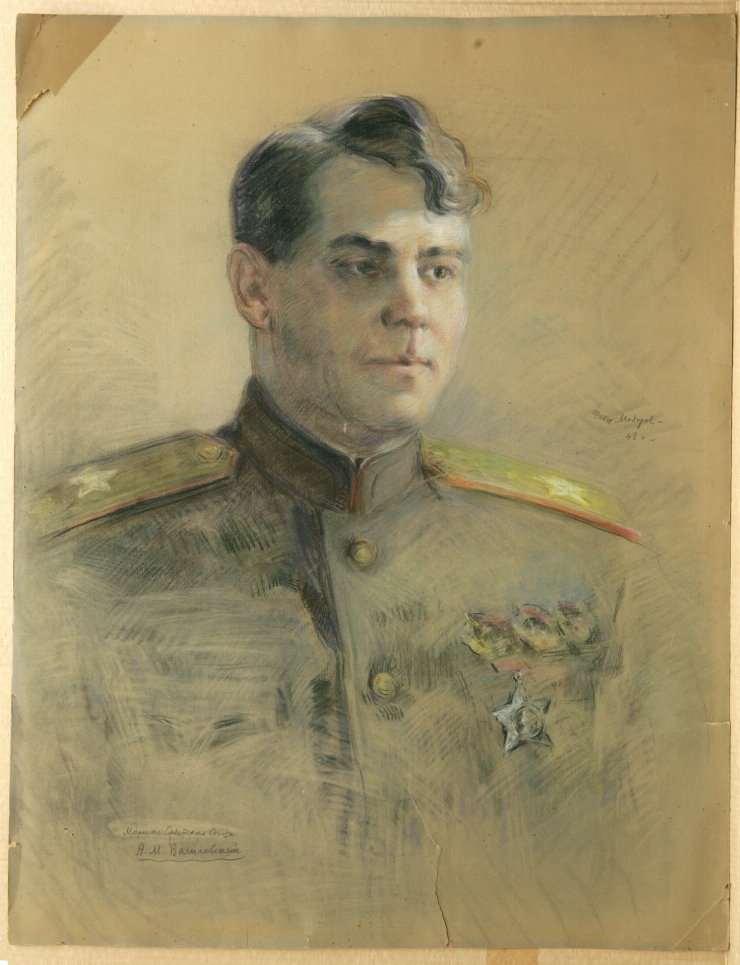 Portretul mareșalului A.M.Vasilevskii