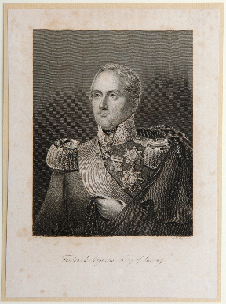 Portretul regelui Saxoniei Frederick August