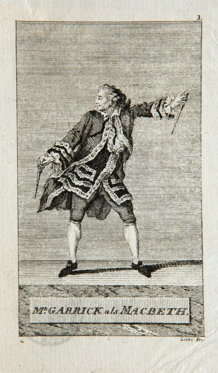 Garrick în rolul lui Macbeth