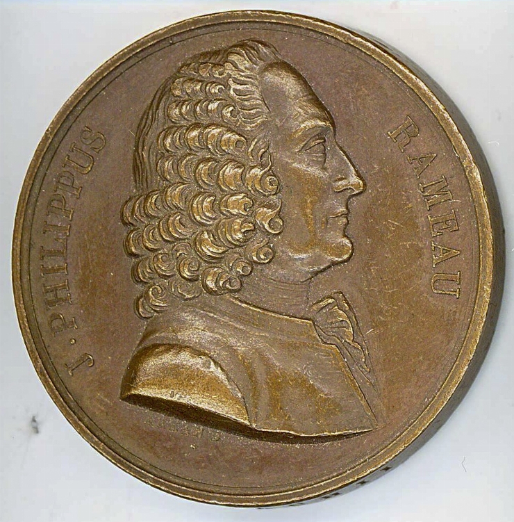 Medalie în cinstea compozitorului Jean-Philippe Rameau, 1823