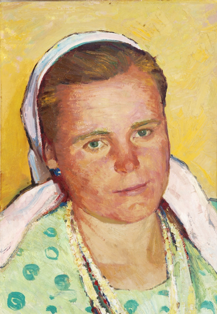 Portretul mulgătoarei R. Reviţchi. 1961