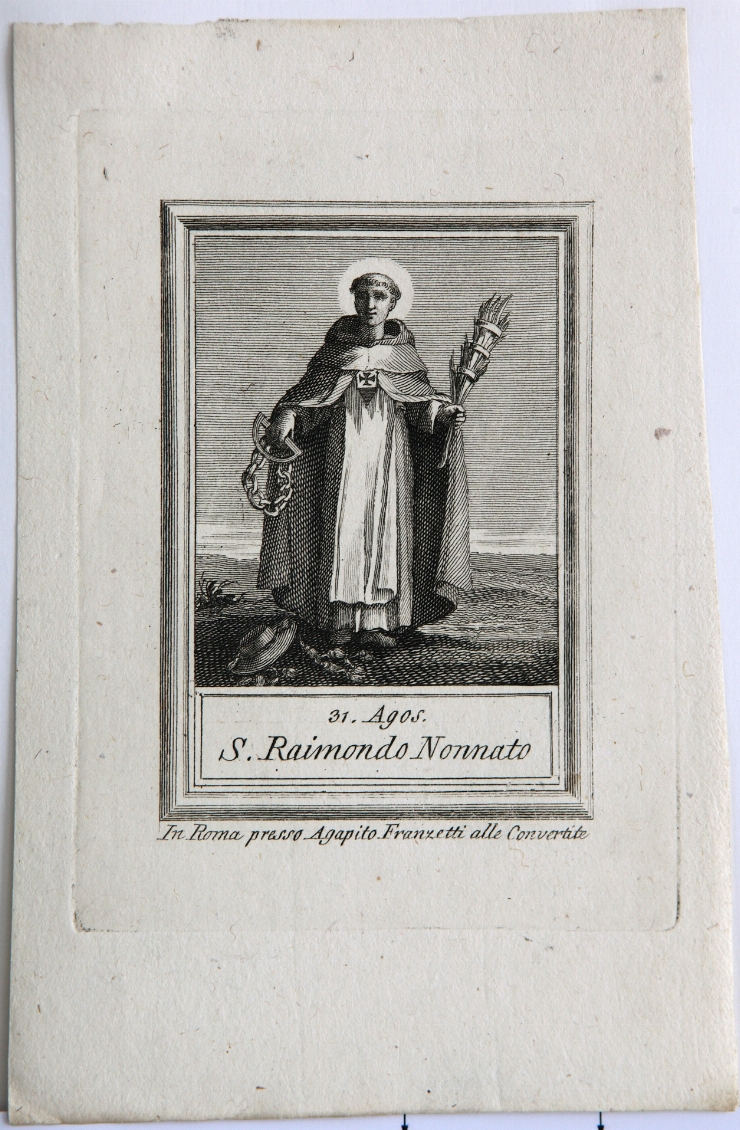 Sf. Raimondo Nonnato (foaie din calendar - 31 august)