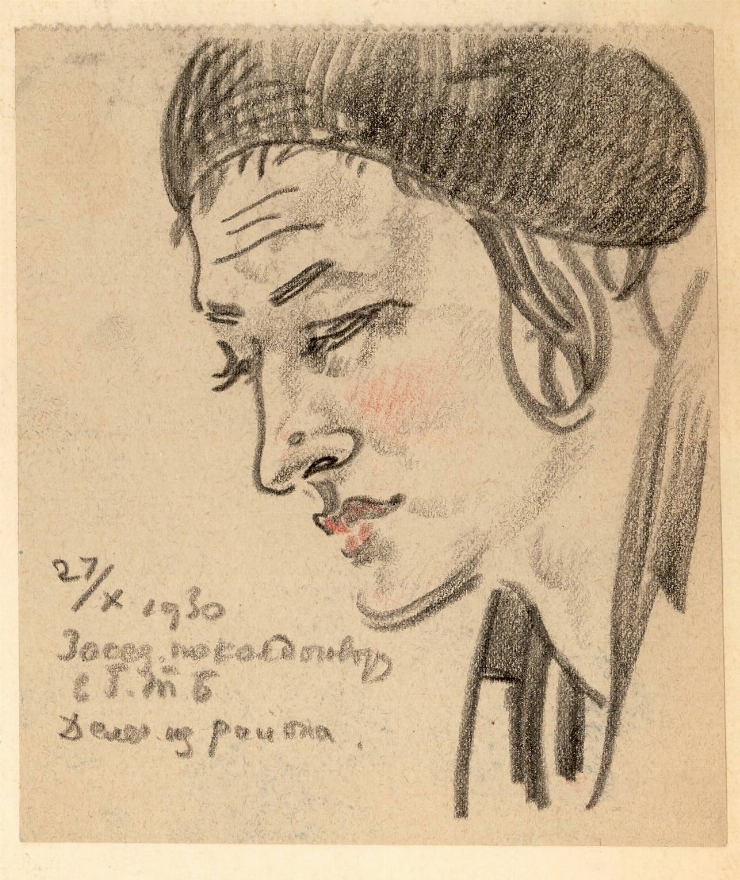 Crochiu (Portret de femeie)