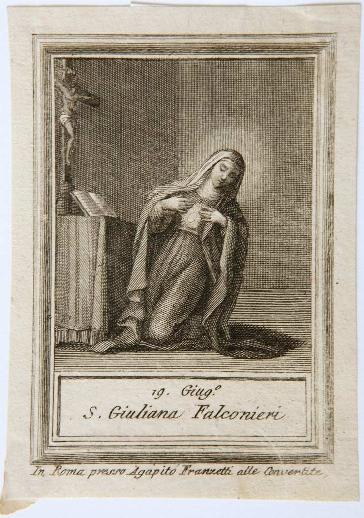 Sfînta Giuliana Falconiere (foaie)