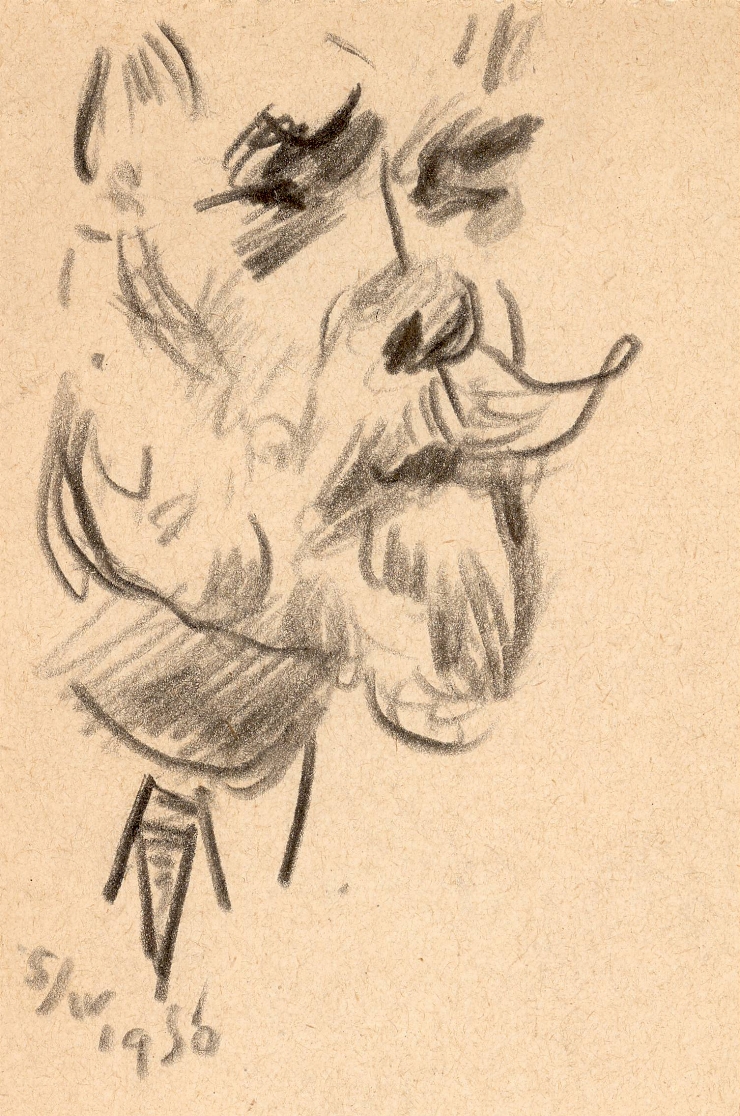 Crochiu (Portret de bătrîn)