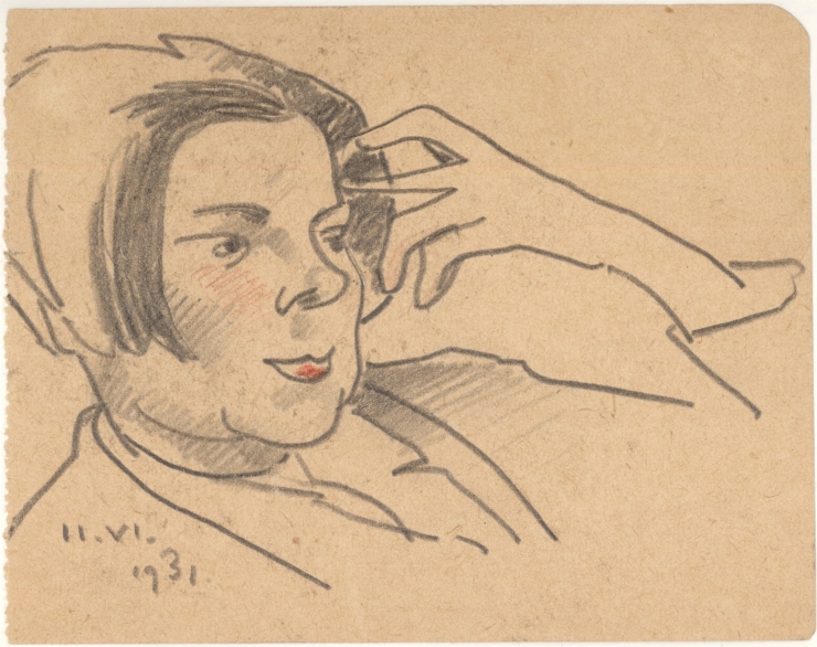 Schiţă (Portret de femeie)