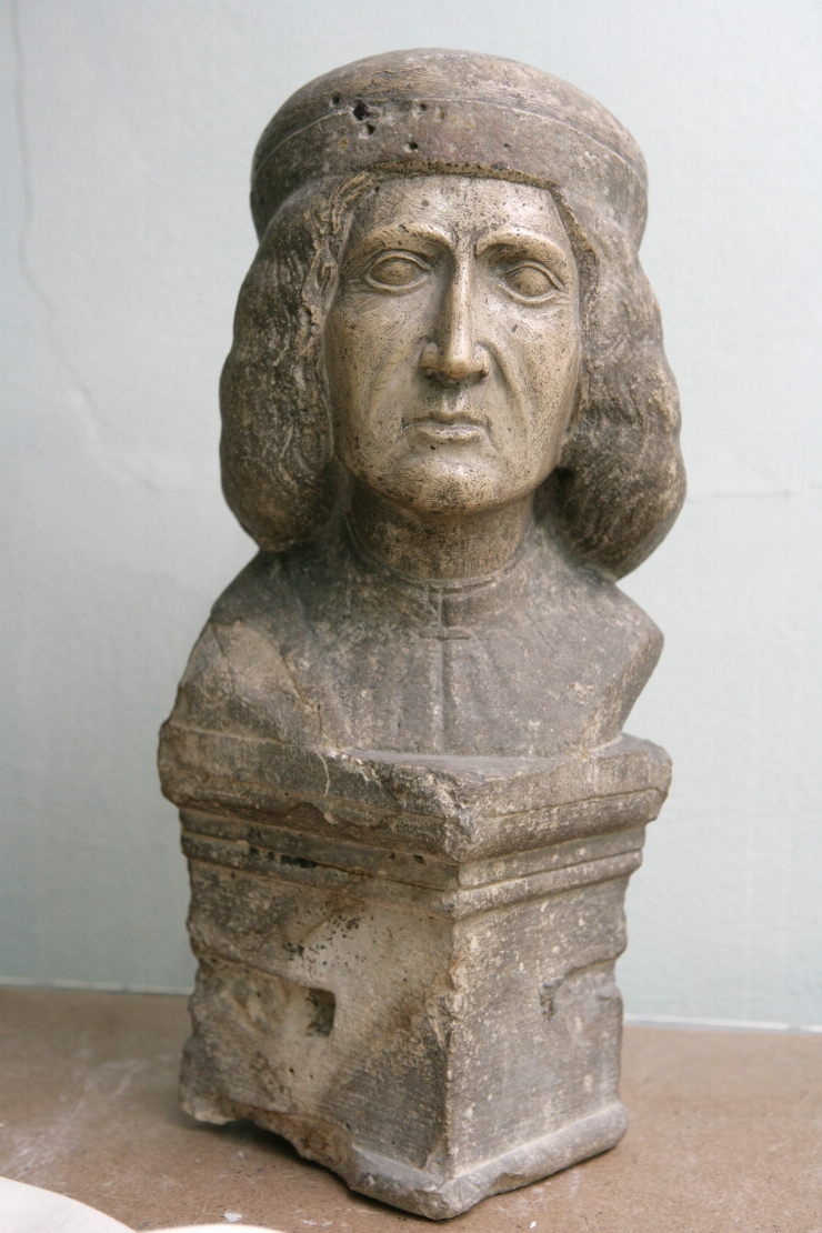 Bust de bărbat (imitarea operei italiene, sec. 15)