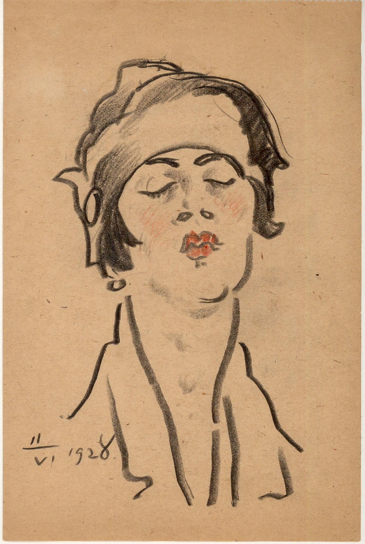Crochiu (Portret de damă)