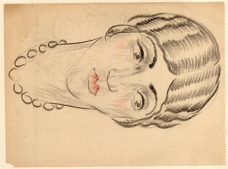 Schiţă (Portret de femeie)