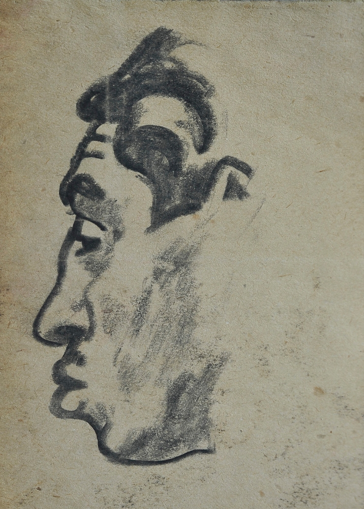 Schiţă (Bărbat în profil)