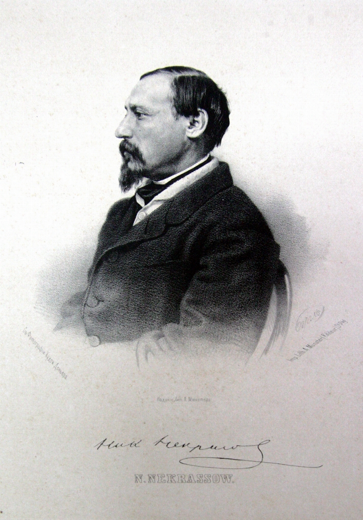portretul lui N. Nekrasov