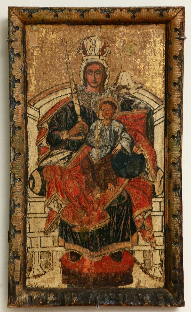 Maica Domnului - Împărăteasă Cerească (în RP: Maica Domnului cu Pruncul)