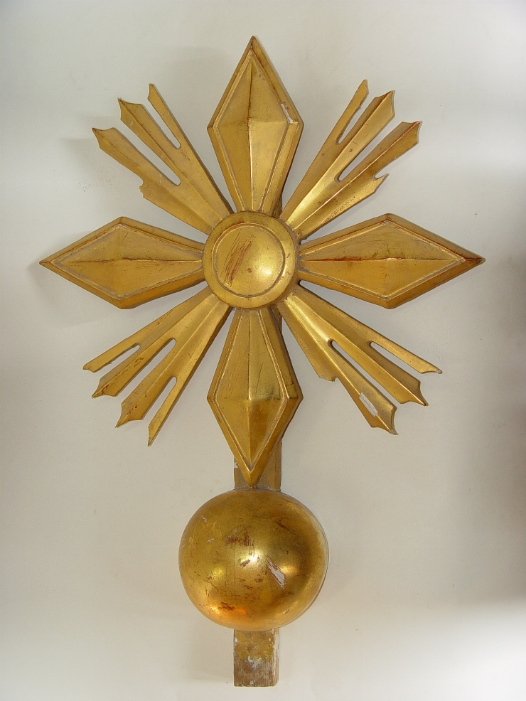 Fragment decorativ - stea cu sferă