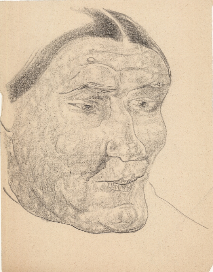 Schiţă (Portret de bătrînă)