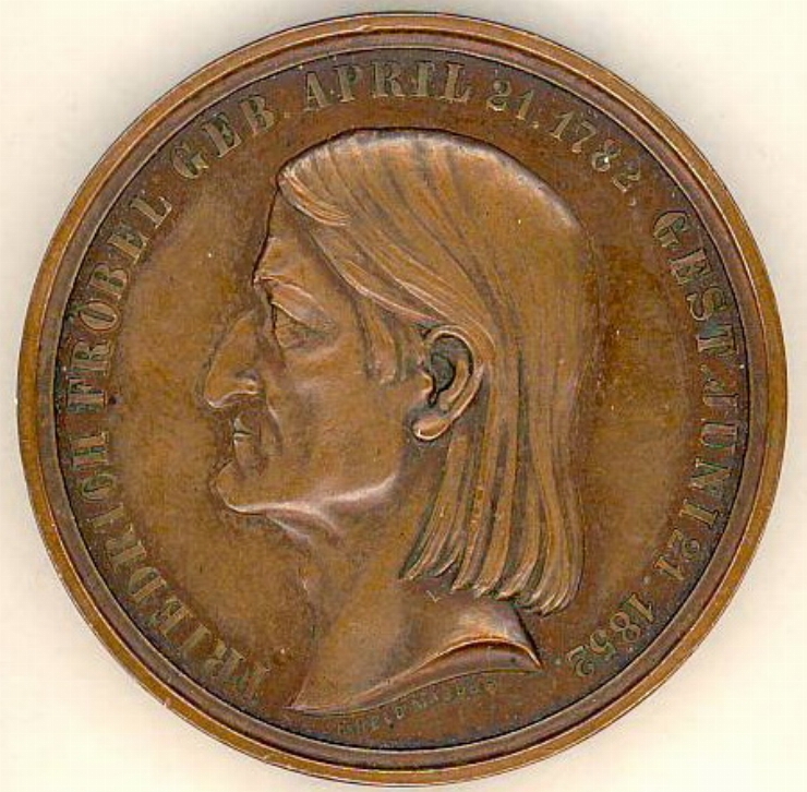 Medalie „100 ani de la nașterea pedagogului Friedrich Frobel”, 1882