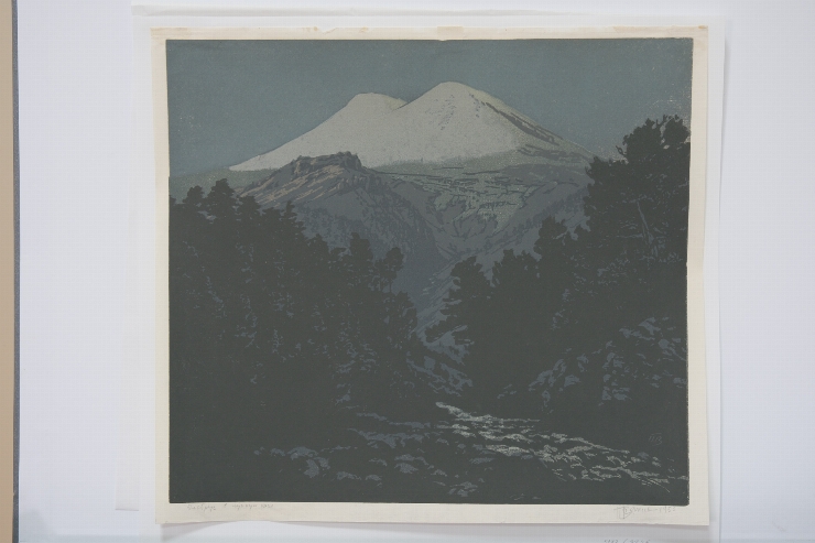 Elbrus în noaptea de lună