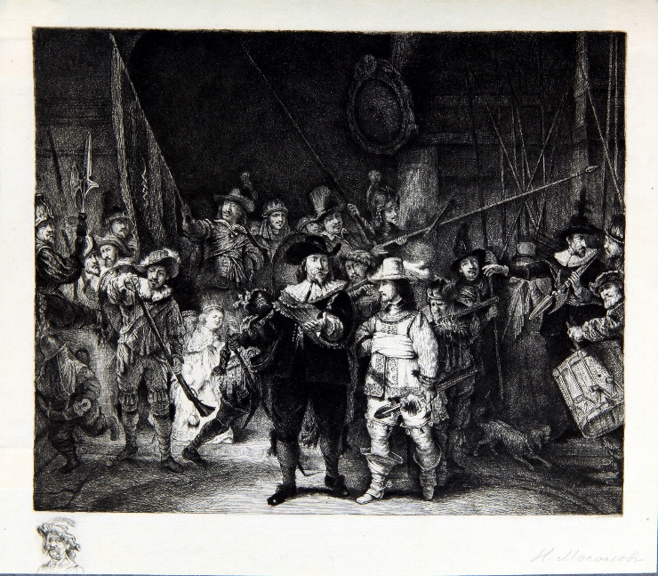 Patrula de noapte (de pe originalul lui Rembrandt)