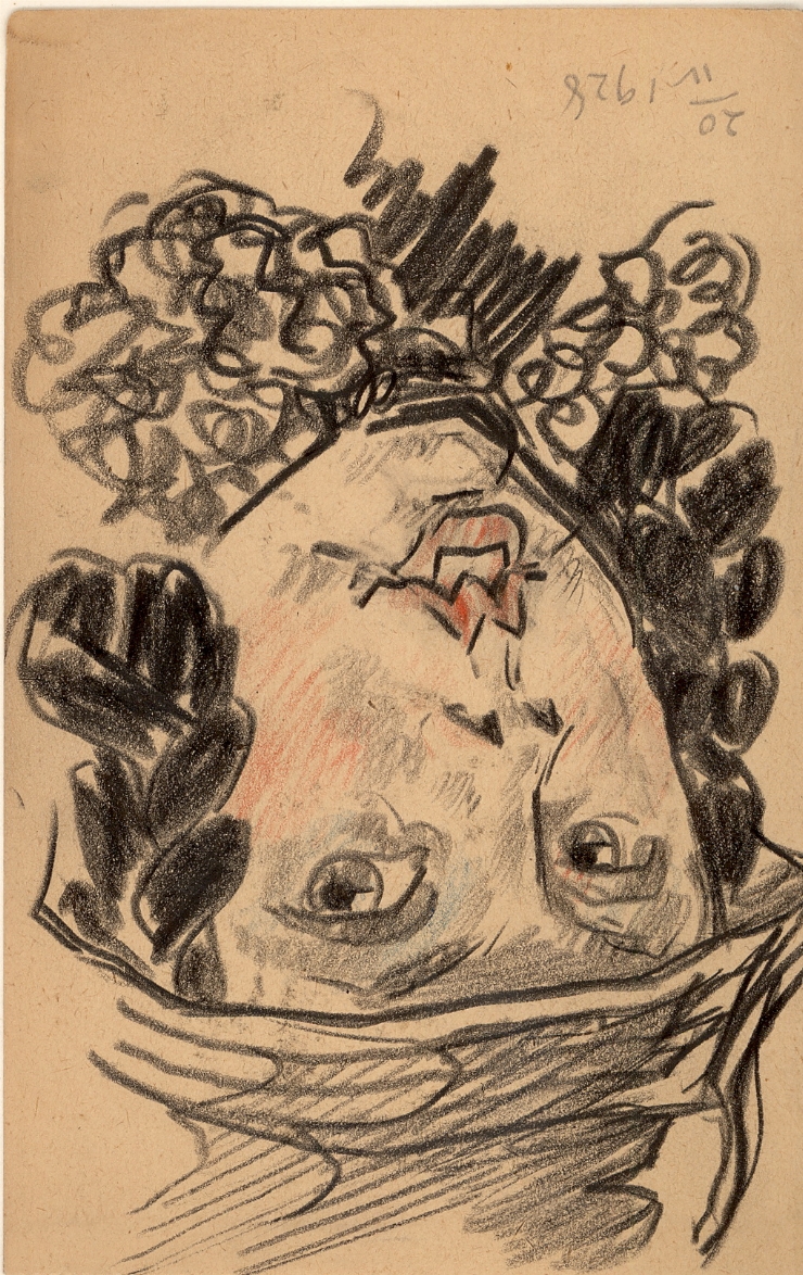 Crochiu (Portret de doamnă cu pălărie)
