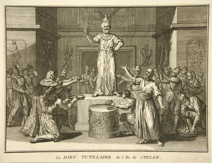 Zeul ocrotitor al insulei Ceylon