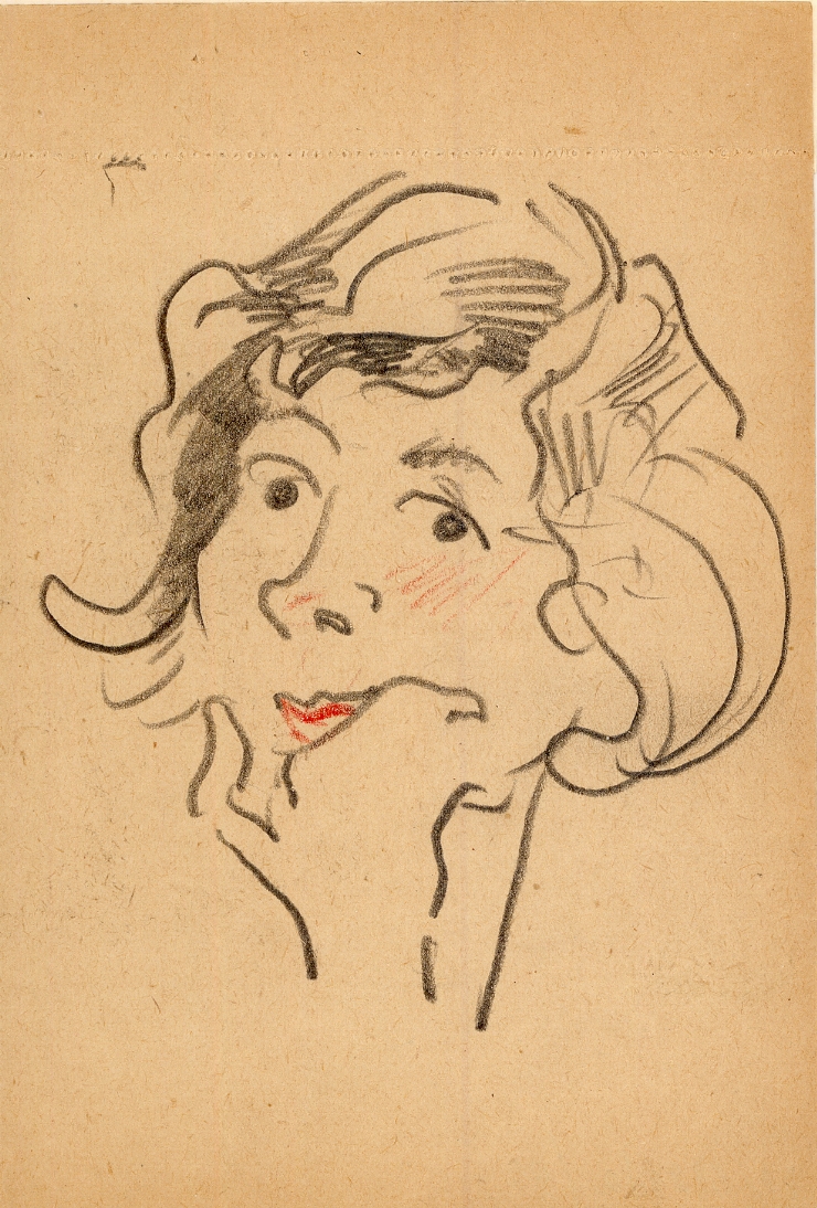 Crochiu (Portret de femeie)