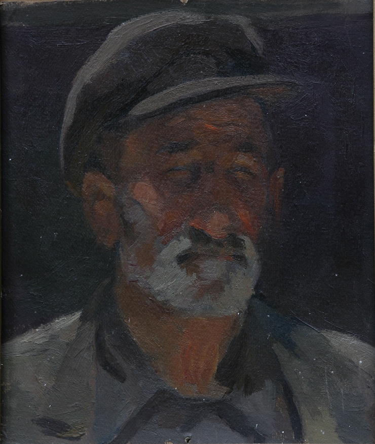 Studiu. Cap de bărbat