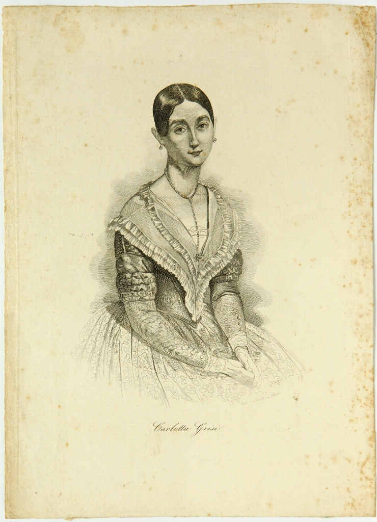 portretul dnei Carlotta Grisi