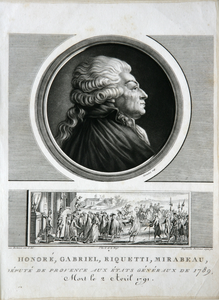 Portretul lui Honore Mirabeau