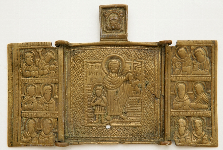 Icoană-pliant cu 3 canaturi 