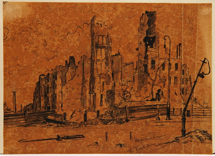 Varșovia. Ruine. Din seria „Pe drumurile războiului”