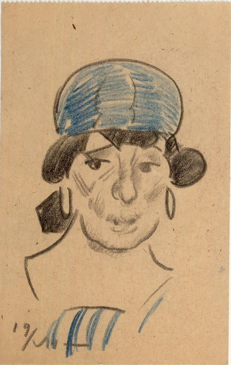 Crochiu (Femeie cu pălărie)